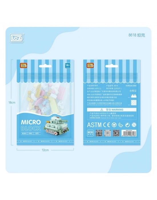 ® LZ8618  Blok Oyuncak Poşet -Vagonlife