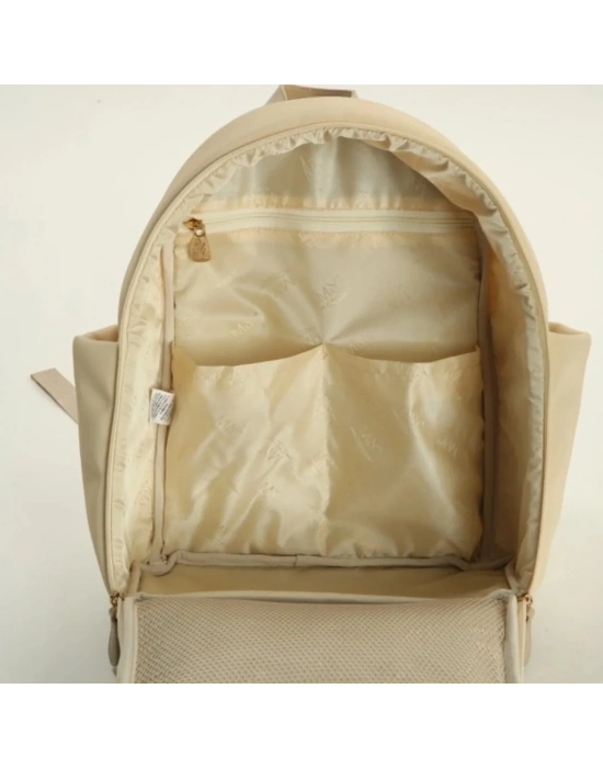 ®   Diamond Anne Bebek Bakım Sırt Çantası 7345 Krem