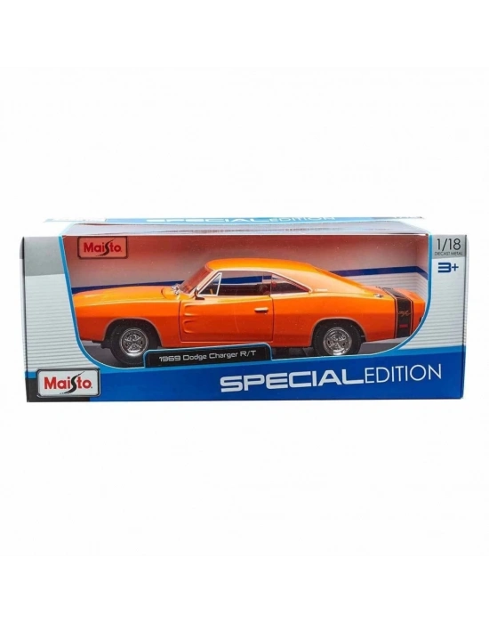 31387 1969 Dodge Charger RT 1: 18  Model Araba -Necotoys