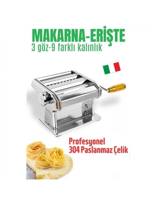 ® Makarna Makinası Erişte Makarna Kesici Erişte Makinası 304 Paslanmaz Çelik