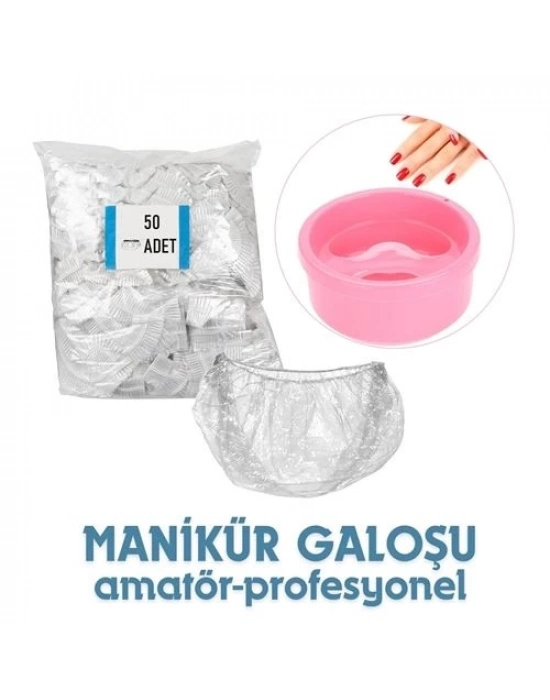 Manikür Galoşu 50 li PAKET 720514