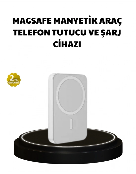 ® Manyetik Kablosuz Powerbank – iPhone 12/13/14/15 Uyumlu, Hızlı Şarjlı, Ultra Hafif