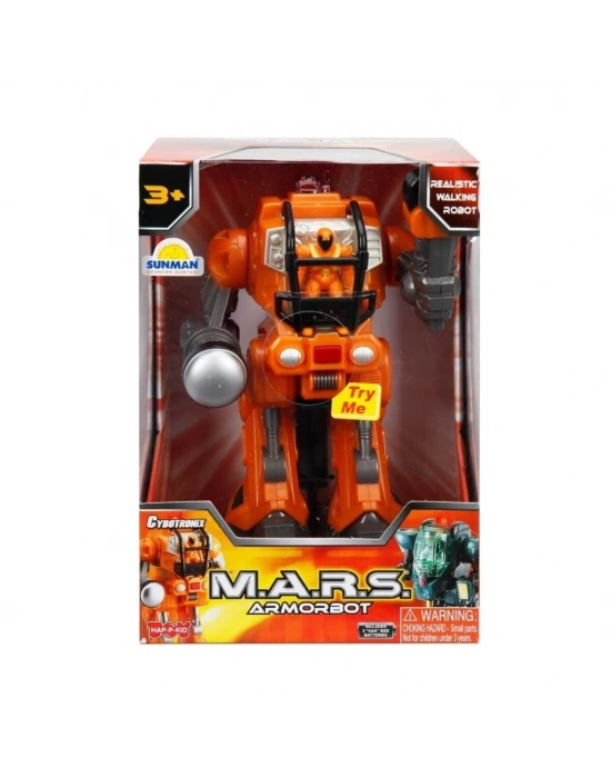 ®  M.A.R.S Sesli ve Işıklı Zırhlı Robot