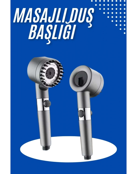 ® Masaj Etkili Duş Başlığı Yeni Nesil Çok Fonksiyonlu Ayarlanabilir Filtreli