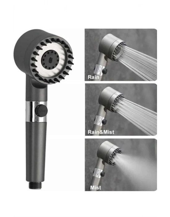 ® Masaj Etkili Turbolu Çok Fonksiyonlu Filtreli Duş Başlığı Yeni Nesil