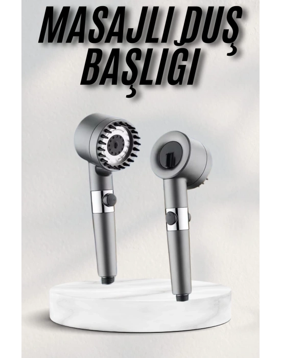 ® Masaj Etkili Turbolu Çok Fonksiyonlu Filtreli Duş Başlığı Yeni Nesil