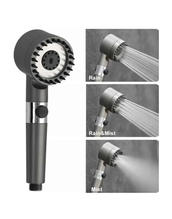 ® Masaj Etkili Turbolu Çok Fonksiyonlu Filtreli Duş Başlığı Yeni Nesil