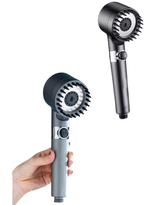 ® Masaj Etkili Turbolu Çok Fonksiyonlu Filtreli Duş Başlığı Yeni Nesil