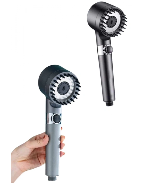 ® Masaj Etkili Turbolu Çok Fonksiyonlu Filtreli Duş Başlığı Yeni Nesil