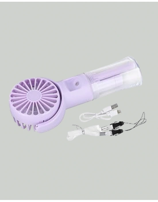 ® Masaüstü ve Elde Kullanıma Uygun Su Buharlı Şarjlı Fan