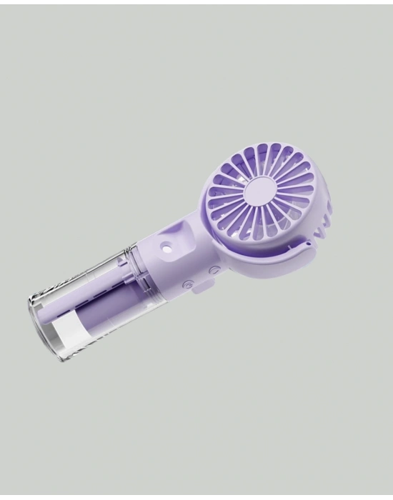 ® Masaüstü ve Elde Kullanıma Uygun Su Buharlı Şarjlı Fan