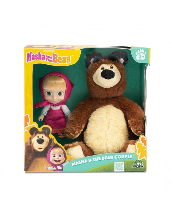 ®   Masha ile Koca Ayı 20 Cm Peluş 12 Cm Bebek MHA21000