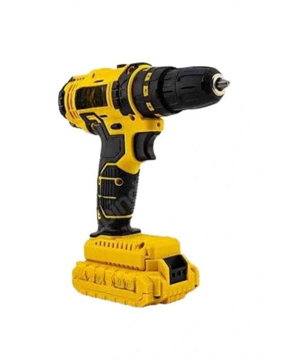 Matkap Seti 24 Parça Çift Bataryalı Darbeli Led Işıklı Vidalama