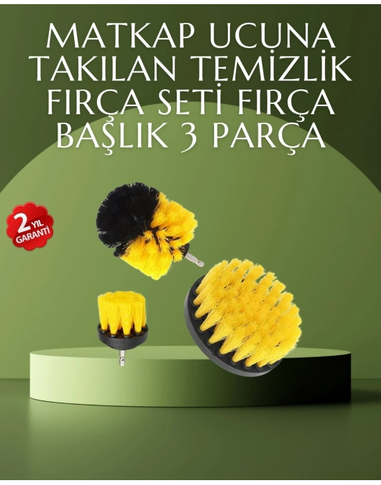 ® Matkap Ucu Temizlik Fırçası Seti Ev ve Araç İçin