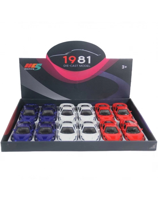 ® Metal Çek Bırak Spor Araba 6636-68