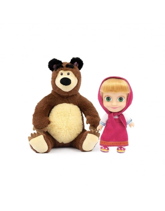 ® MHA21000 Maşa ve Koca Ayı 20 cm Koca Ayı ve 12 cm Maşa