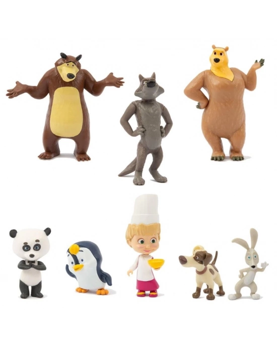 ® MHA29000 Maşa ve Koca Ayı Kartanesi Figür