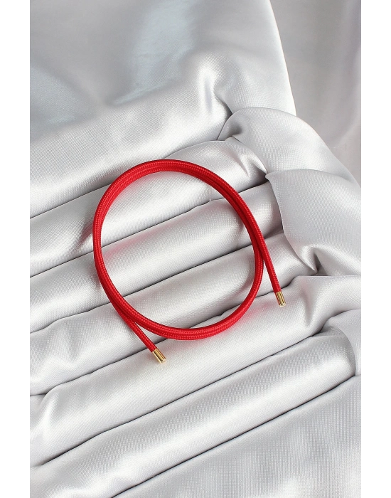 ® Mıknatıslı  Koyu Kırmızı Renk Sarmal Kadın Bileklik