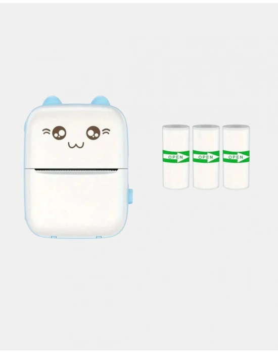 ® Mini Bluetooth Termal Yazıcı 1200mAh Şarjlı Taşınabilir