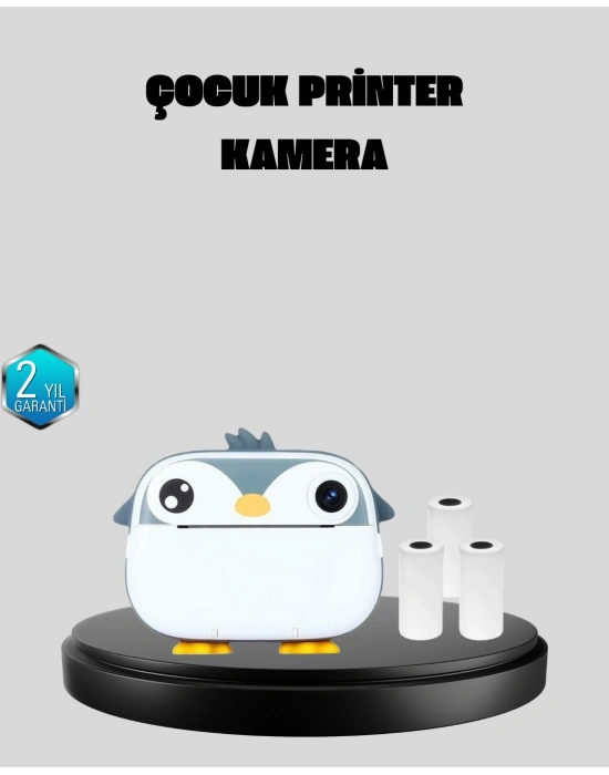 ® Mini Çocuk Kamera Anında Baskı Özellikli HD Video Termal Yazıcılı