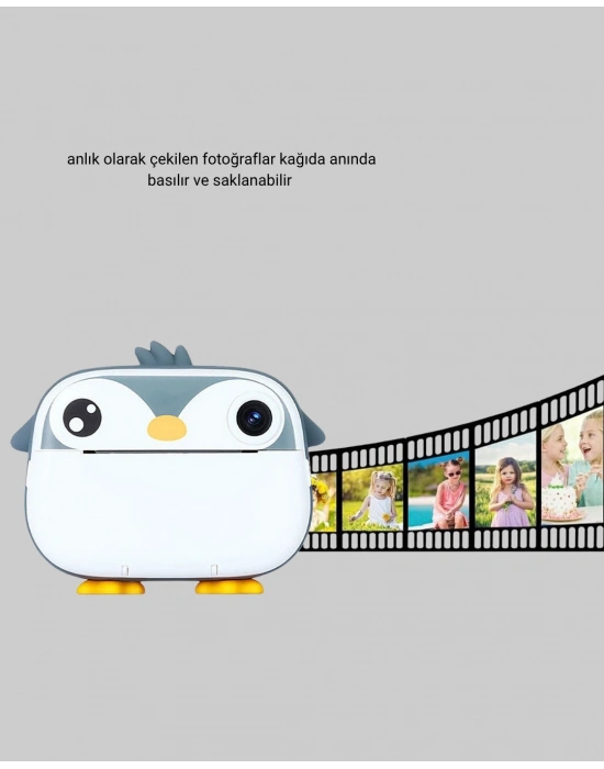 ® Mini Çocuk Kamera Anında Baskı Özellikli HD Video Termal Yazıcılı