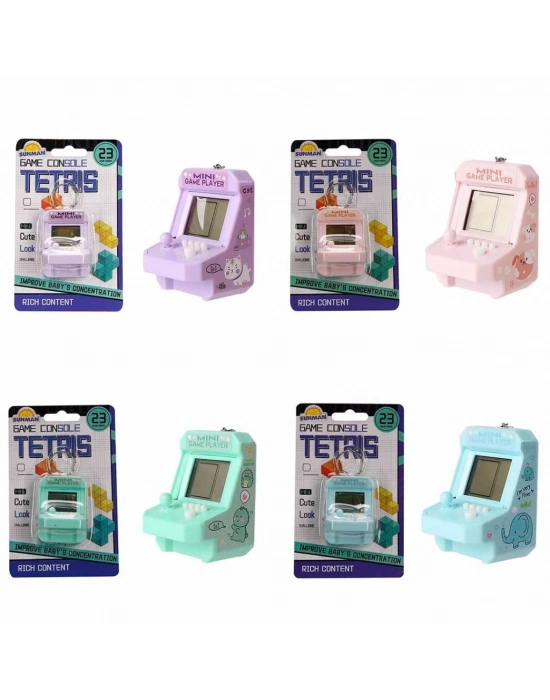®  Oyun Konsolu 23 Oyun Modlu Tetris Anahtarlık