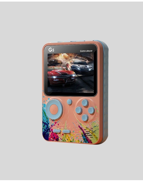 ® Mini Retro Oyun Konsolu 500 Oyunlu 3.0 İnç Ekran ve Şarjlı Batarya