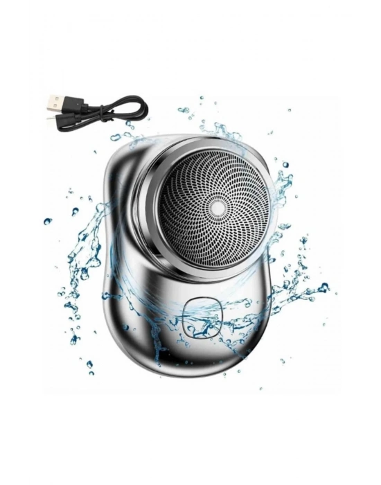 ® Mini Sıfır Sakal Yanak Tıraş Makinesi USB Şarjlı Sıfır Sakal Taşınabilir Korumalı