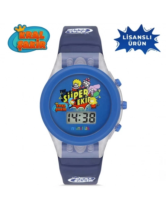 ®  Lisanslı 7210 Mavi Işıklı Çocuk Kol Saati