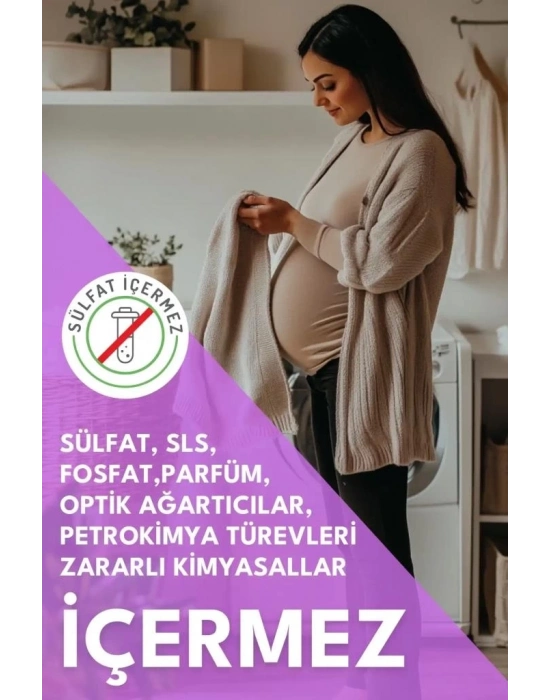 MOM Organik Sıvı Çamaşır Deterjanı 1 Lt 50 Yıkama