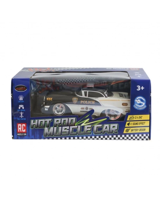 ® MK8038B Kumandalı SEsli Işıklı Polis Arabası 1:16 -Can Oyuncak