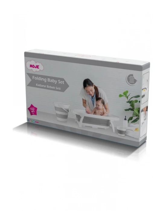 ®   Katlanır Küvet Seti Gri