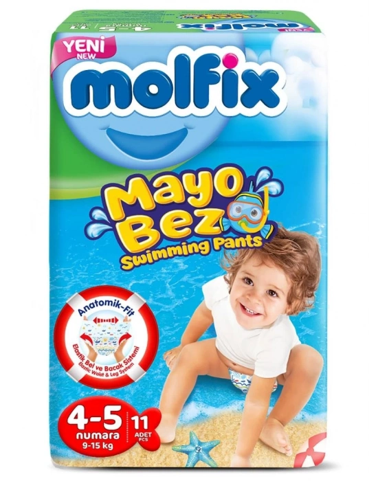 ®   Mayo Bez 4-5 Beden 9-15 Kg 11 Adet