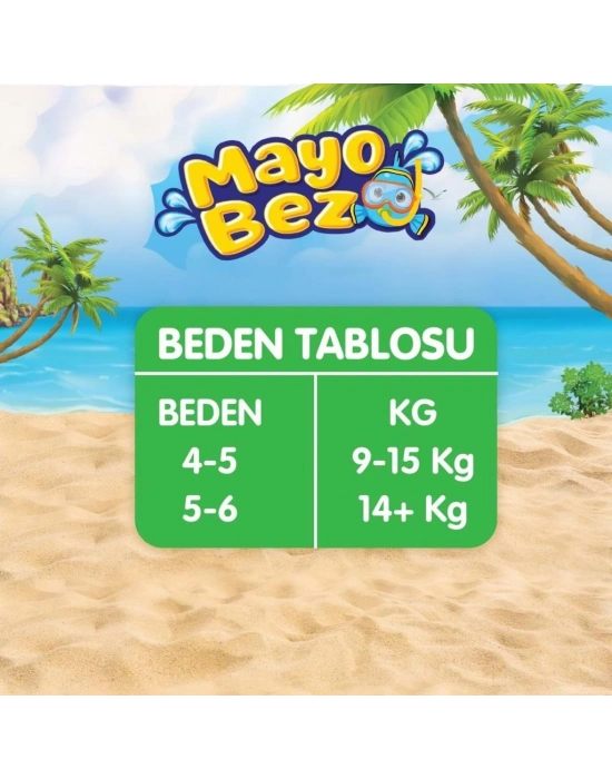 ®   Mayo Bez 4-5 Beden 9-15 Kg 11 Adet