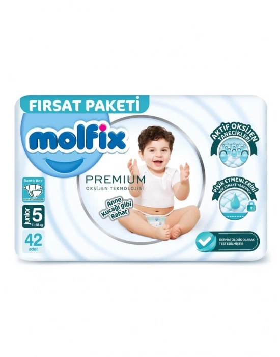 ®   Premium Bebek Bezi Fırsat Paketi 5 Beden 11-18 Kg 42 Adet