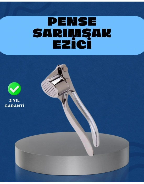 ® Mutfak Sarımsak Ezici Kaymaz Saplı Güçlü Mekanizma
