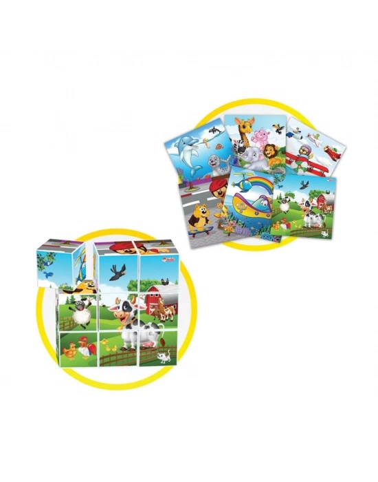 ® 02034 Resimli Küpler 9 Parça