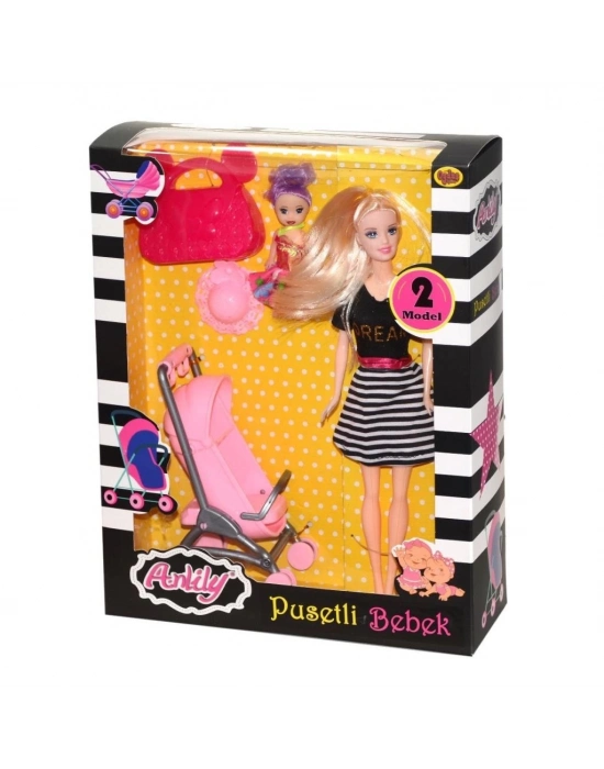 ® 02426 Anlily Pusetli Bebek -Oyuncak