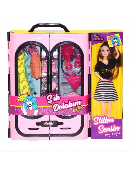 ® 02441  Anlily Bebek ve Elbise Dolabı