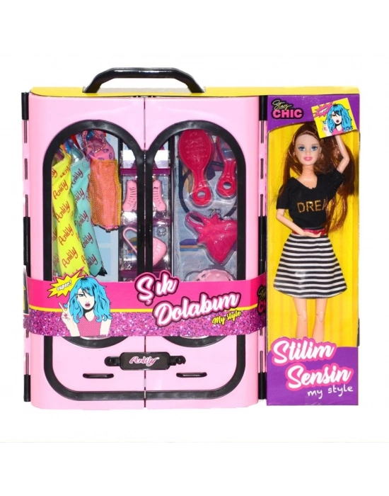 ® 02441  Anlily Bebek ve Elbise Dolabı