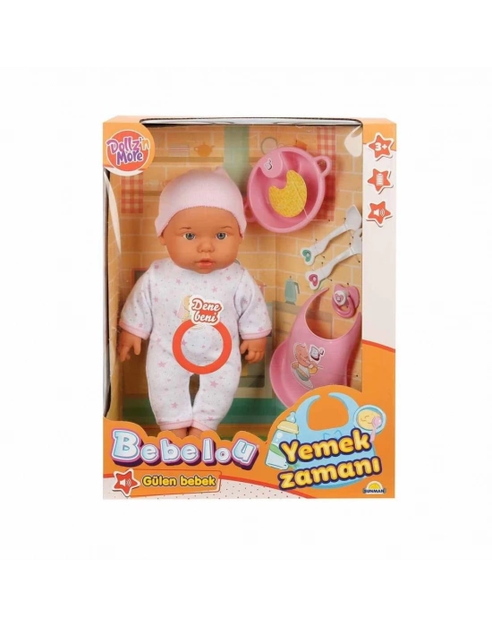 ® 030021  Yemek Zamanı Sesli Bebek Seti 35 cm / +3 yaş