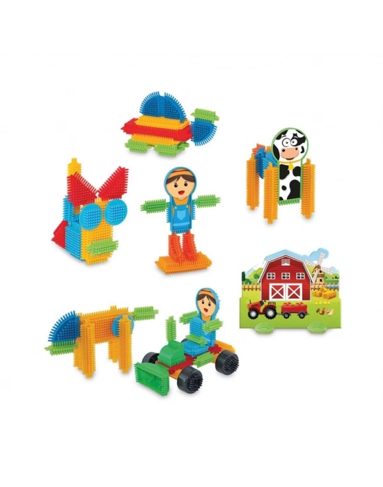 ® 03312 Kaktüs Blokları Çiftlik 75 Parça