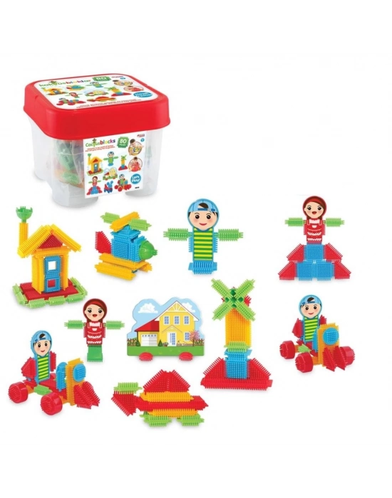 ® 03316 Kaktüs Blokları 80 Parça