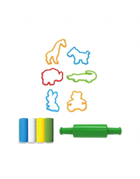 ® 03697 Eğlenceli Hayvanlar Hamur Set 200 gr