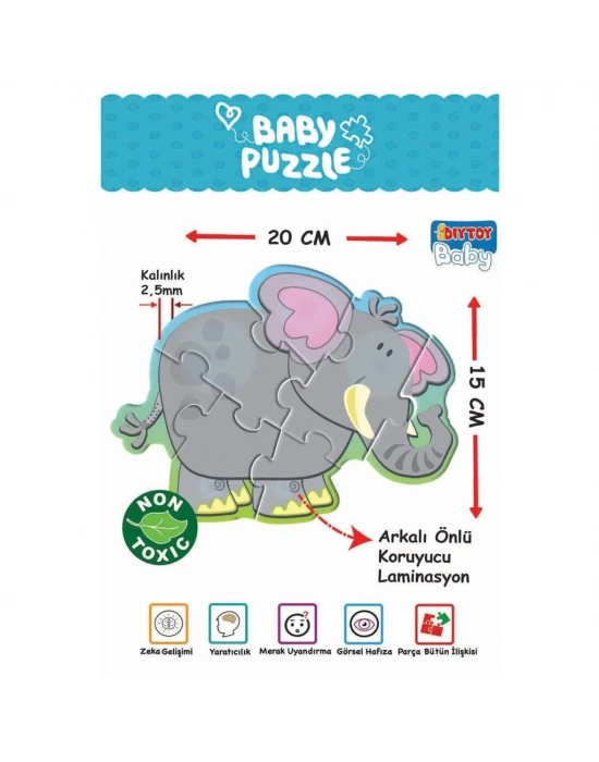 ® 1703 BABY PUZZLE BENİM İLK HAYVANLAR PUZZLEM