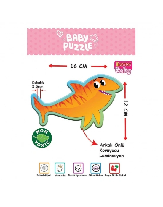 ® 1710 BABY PUZZLE BENİM İLK PUZZLEM DENİZ CANLILARI