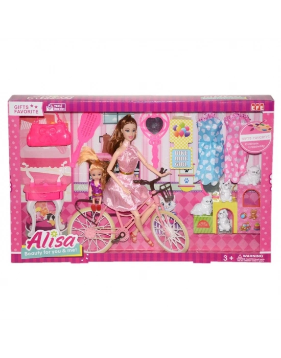 ® 255 Efe, Alisa ve Bisikleti Oyun Seti / +3 yaş