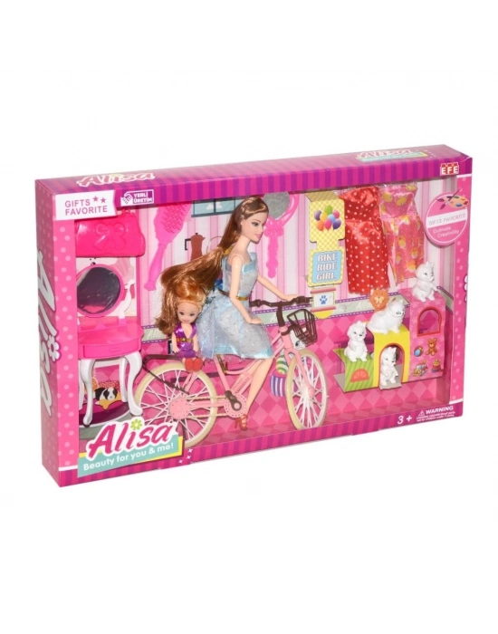 ® 255 Efe, Alisa ve Bisikleti Oyun Seti / +3 yaş