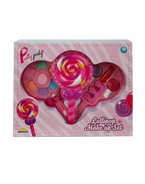 ® 2598 Lolipop Şekilli 2 Katlı Makyaj Güzellik Seti
