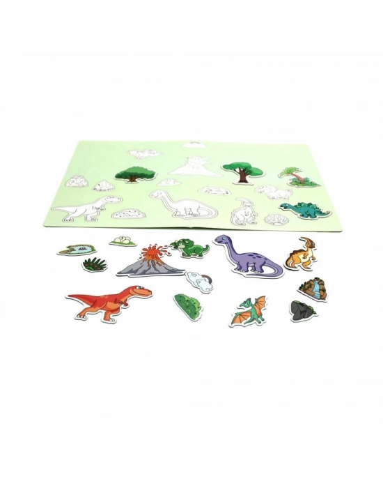 ® 83915 DINO WORLD MANYETİK HİKAYE OLUŞTURMA